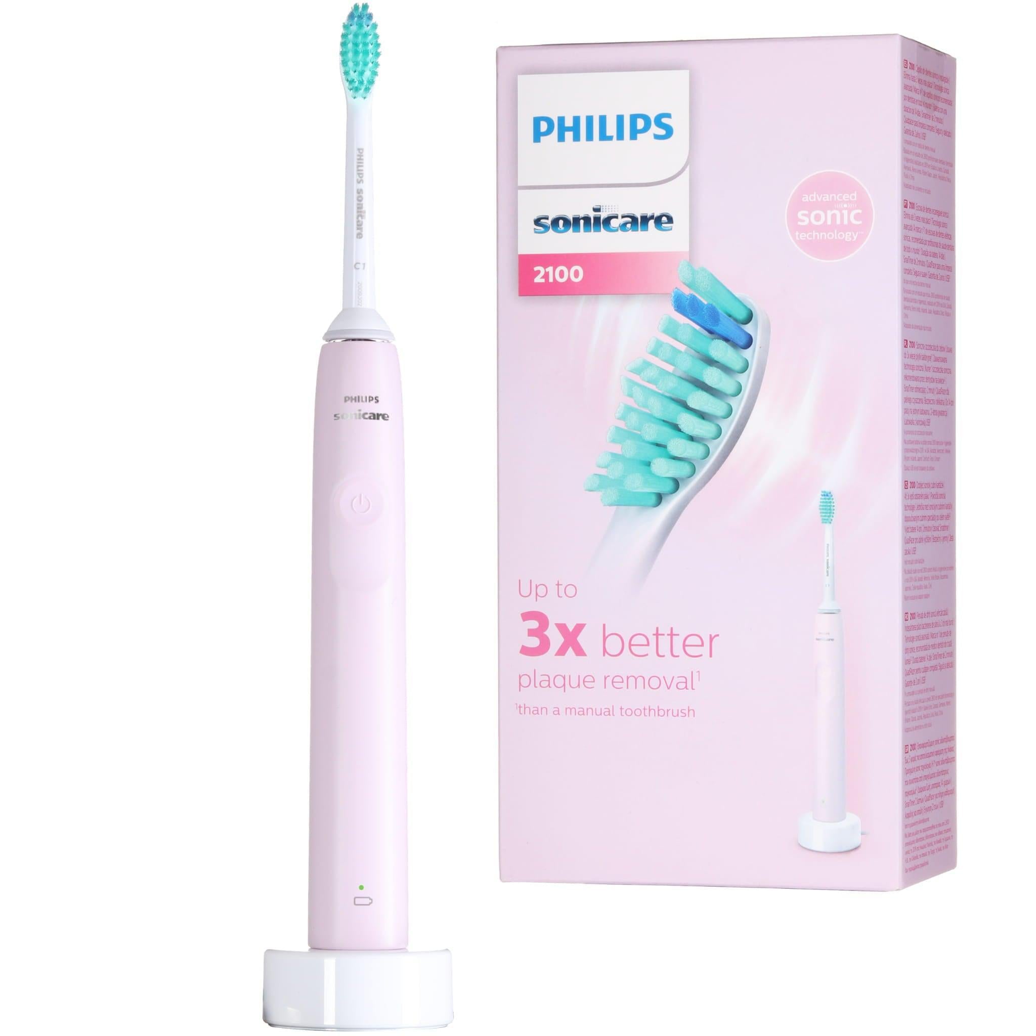 Philips HX3651/11 Series 2100 Sonic Electric Toothbrush - Pink