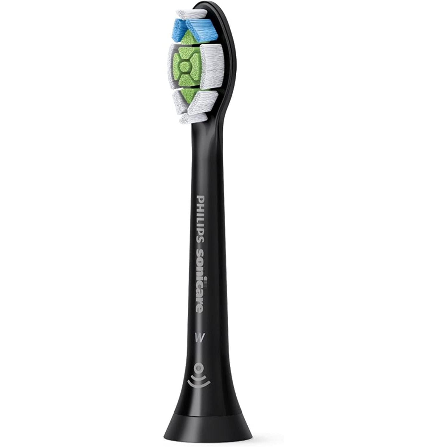 Philips HX6064/11 Sonicare W2 Optimal Brush Head - BrushSync - Black, Pack of 4