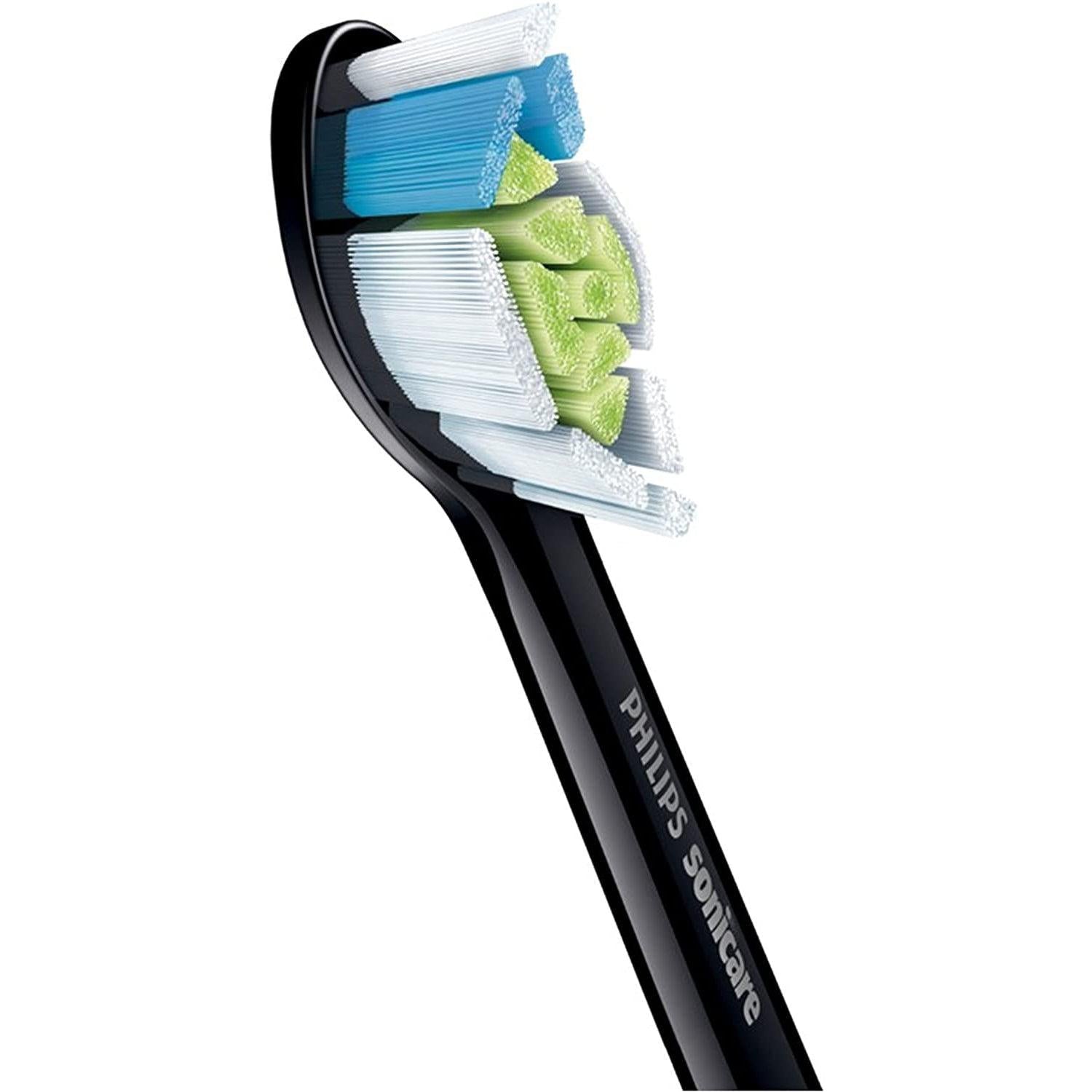 Philips HX6064/11 Sonicare W2 Optimal Brush Head - BrushSync - Black, Pack of 4