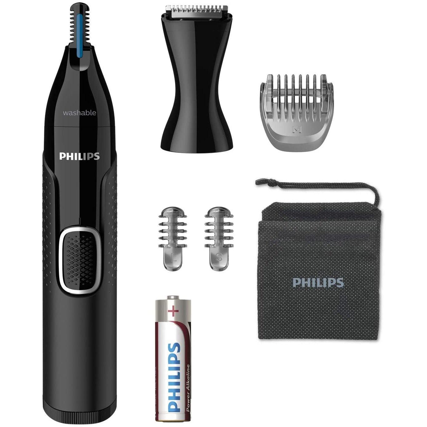 Philips NT5650/16 Series 5000 Waterproof Nose and Ear Trimmer with Precision Trimmer