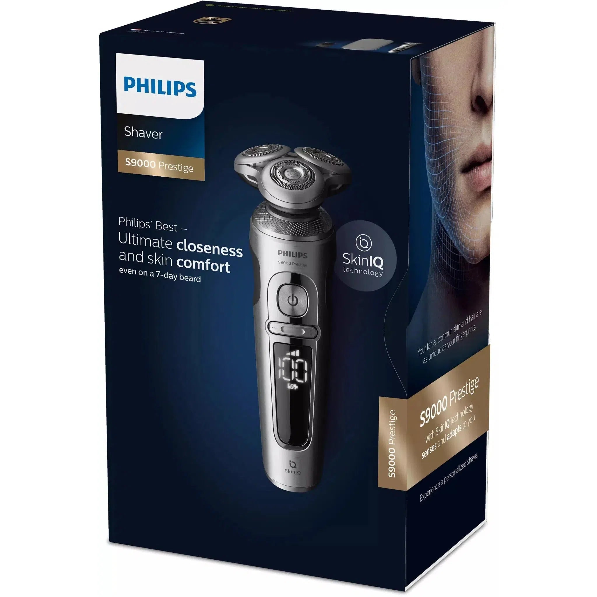 Philips S9000 Series 9000 Wet and Dry Electric Shaver S9820/12 with SkinIQ technology - Healthxpress.ie
