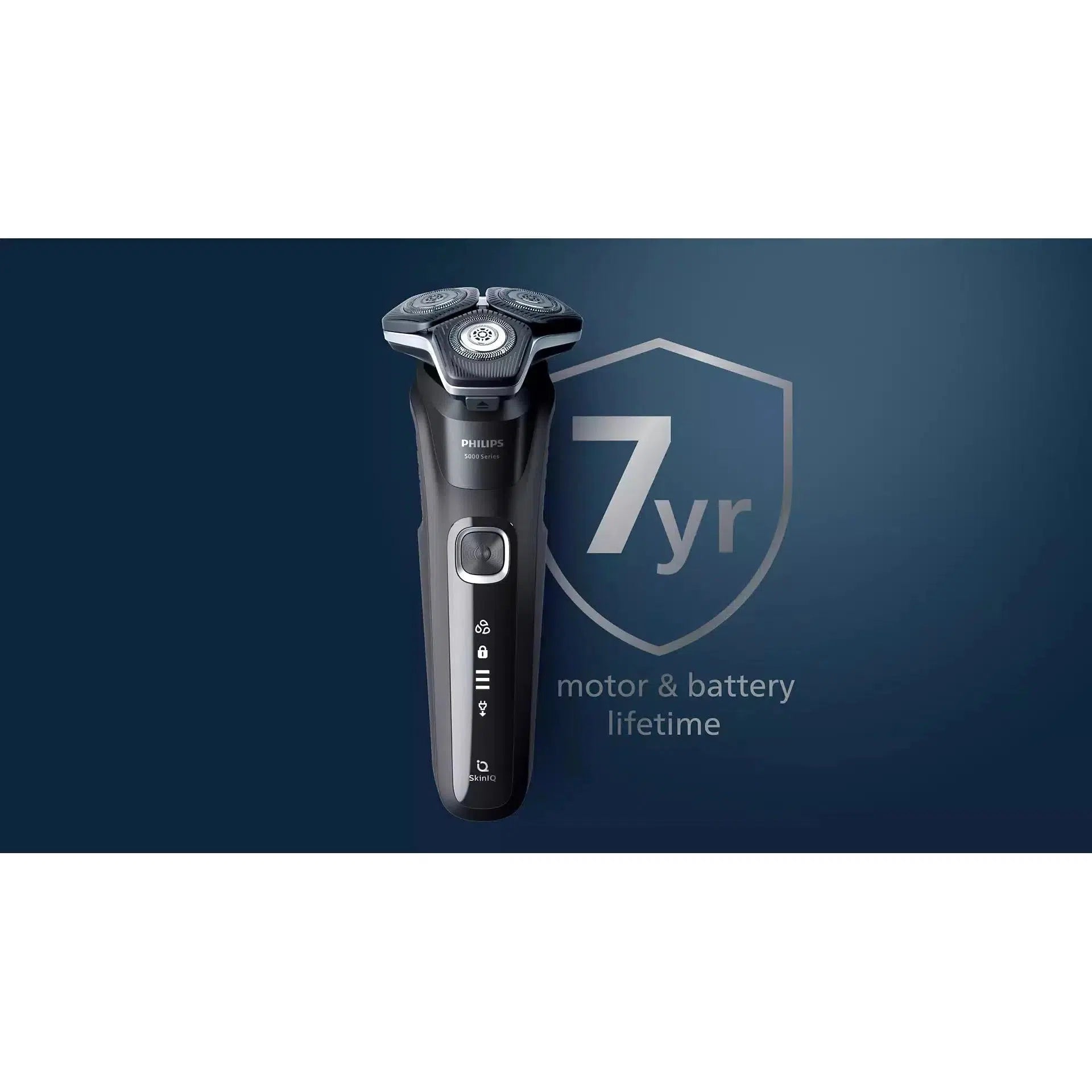 Philips Series 5000 Wet and Dry Electric Shaver S5898/25 with SkinIQ Technology