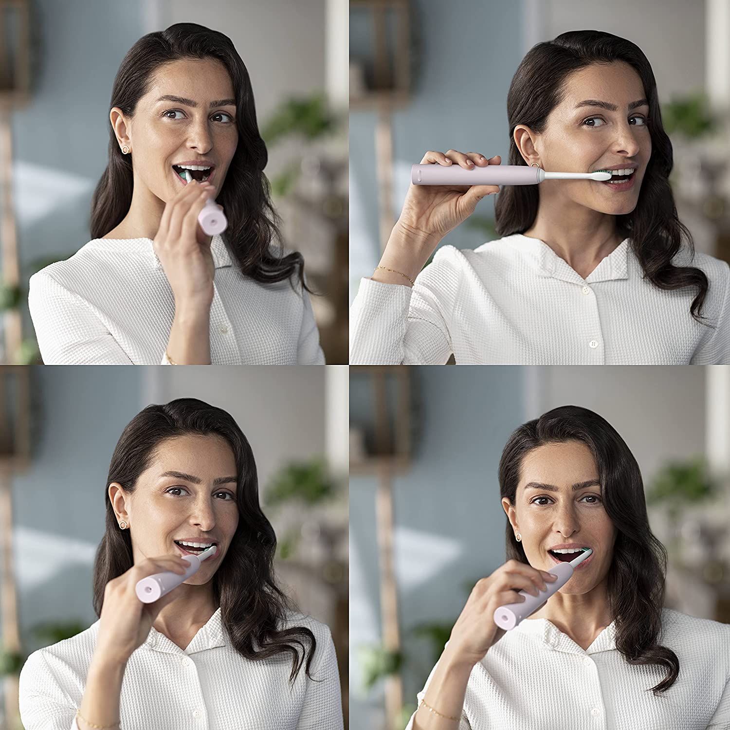 Philips Sonic Electric Toothbrush 3100 Series HX3673/11, Sugar Rose