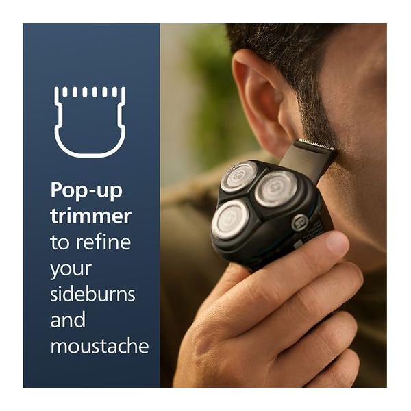 Philips S3143/00 Series 3000 Wet or Dry Electric Shaver - 5D Pivot & Flex Heads