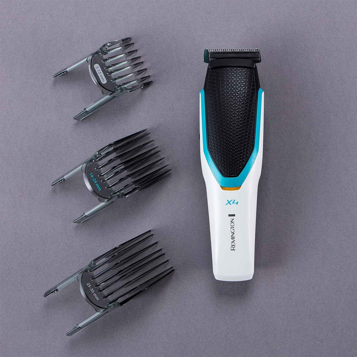 Remington X4 Power-X Hair Clippers - Cordless with Japanese Steel Blades and Precision Control Dial; Cuts from 0.5mm to 35mm HC4000