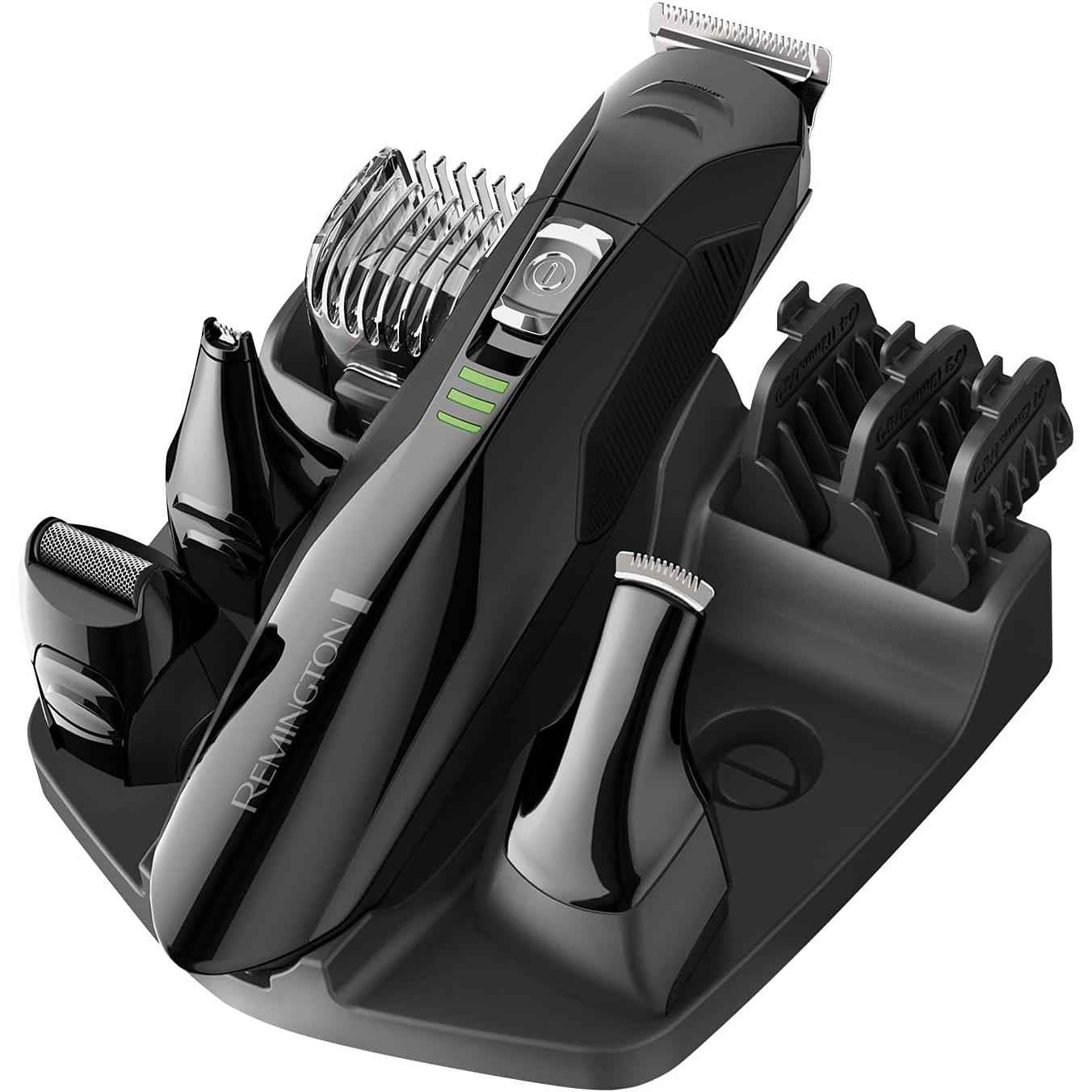 Remington All-in-One Grooming Kit Beard Trimmer ,Stainless Steel Blades, 40-Minute Run Time, Cordless) PG6020