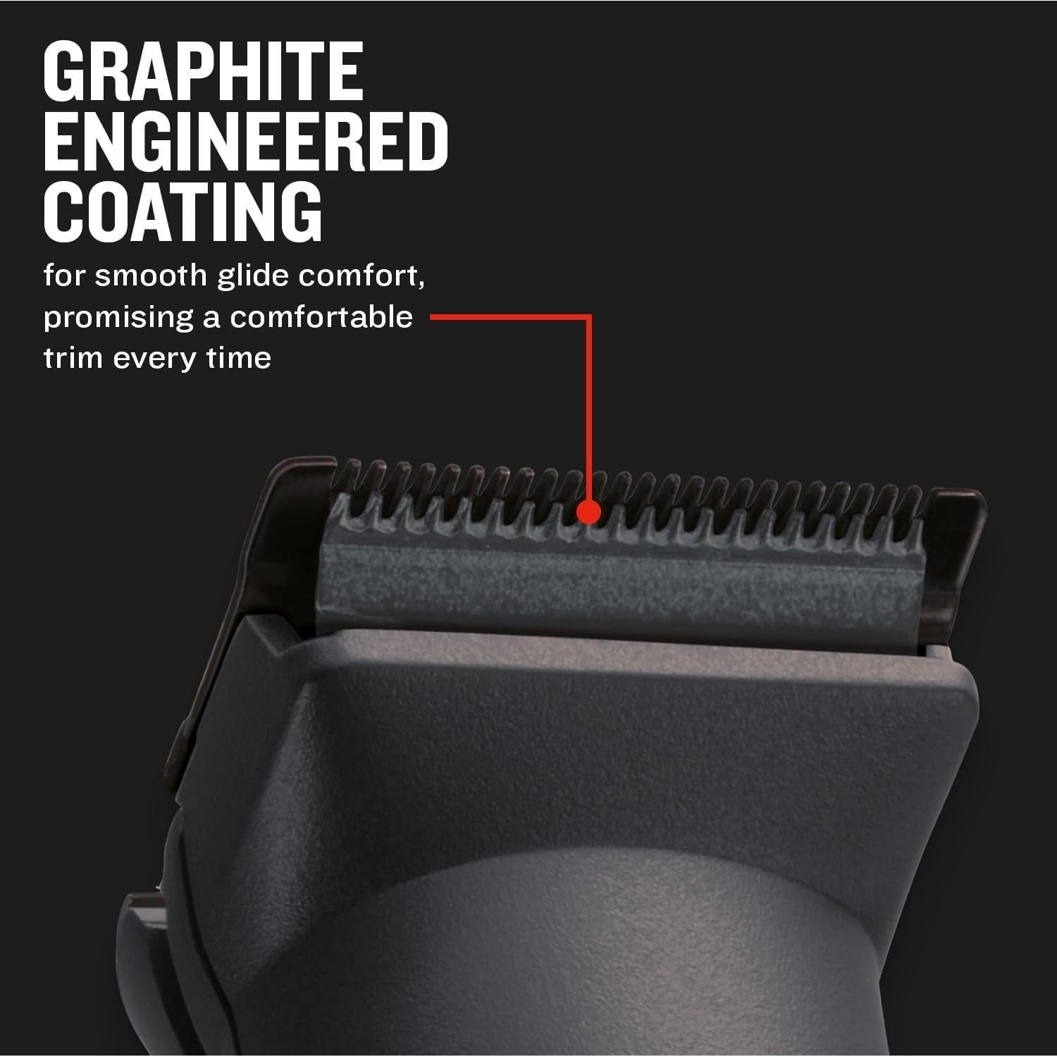Remington 12-in-1 All-in-One Trimmer, Multi-Grooming Kit for Face, Beard, Body & Hair, 6 Attachments, Precision Detail, Nose & Ear, USB – PG2120