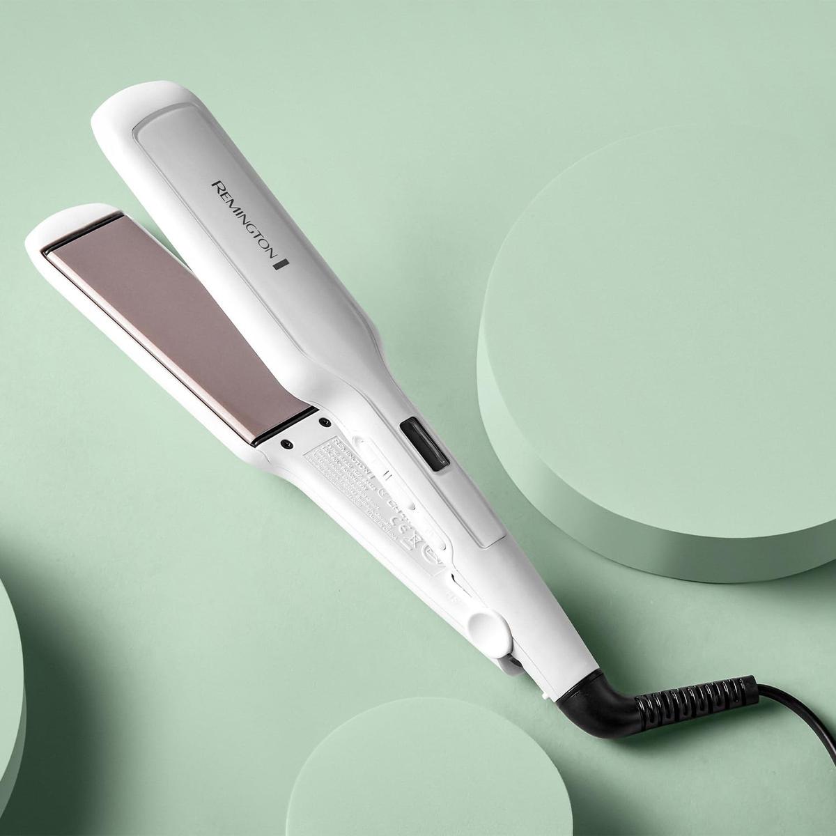 Remington Hair Straightener | Pro-Ceramic Extra Wide S5527 - 45mm Floating Plates, 15 Second Heat up Time, 9 Settings from 150-230°C