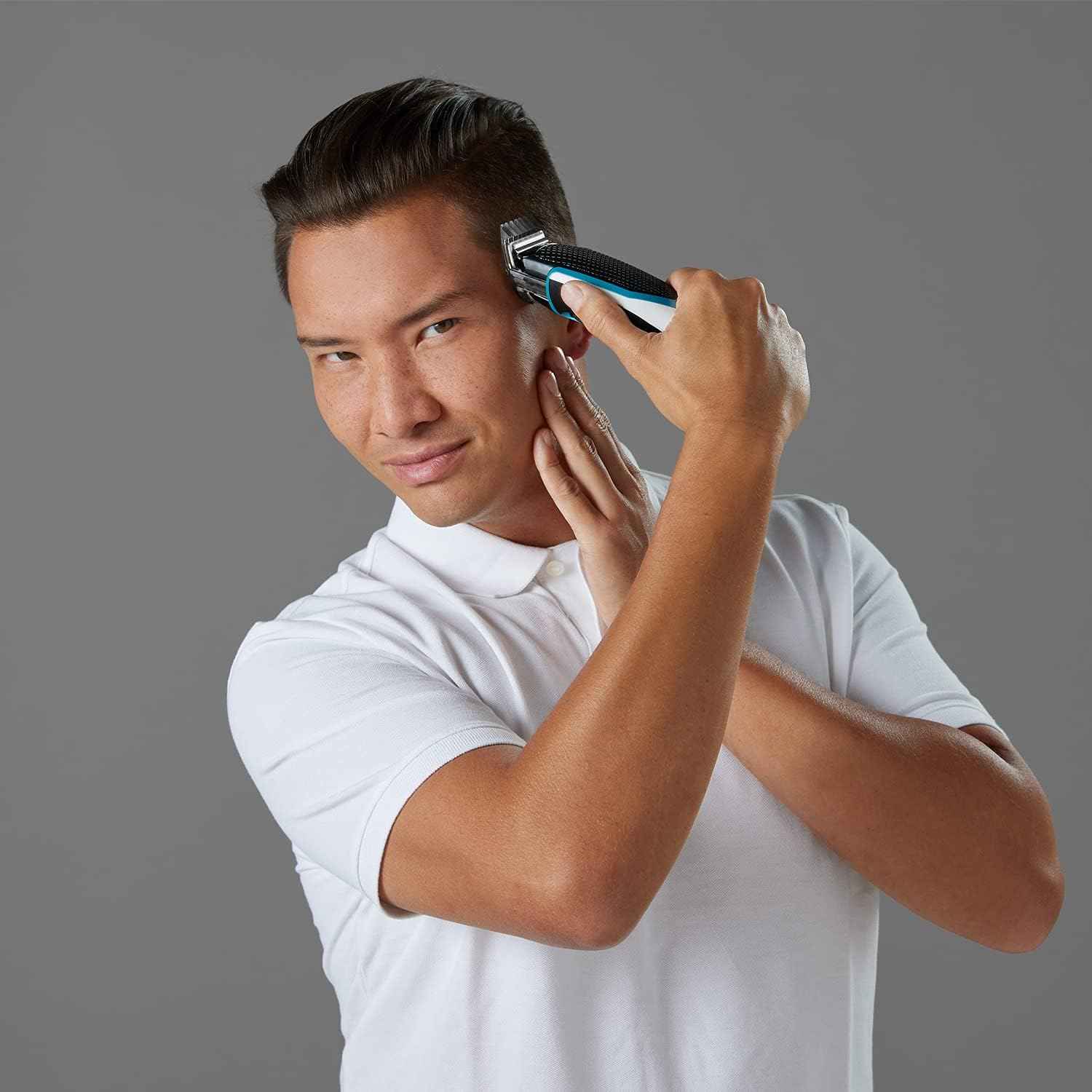 Remington X4 Power-X Hair Clippers - Cordless with Japanese Steel Blades and Precision Control Dial; Cuts from 0.5mm to 35mm HC4000