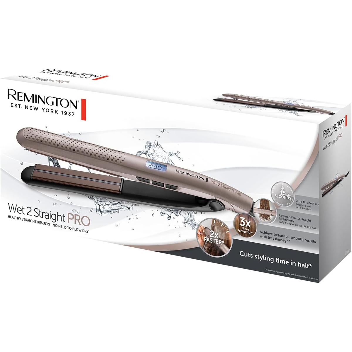 Remington Hair Straightener | Wet 2 Straight Pro | 230°C S7970