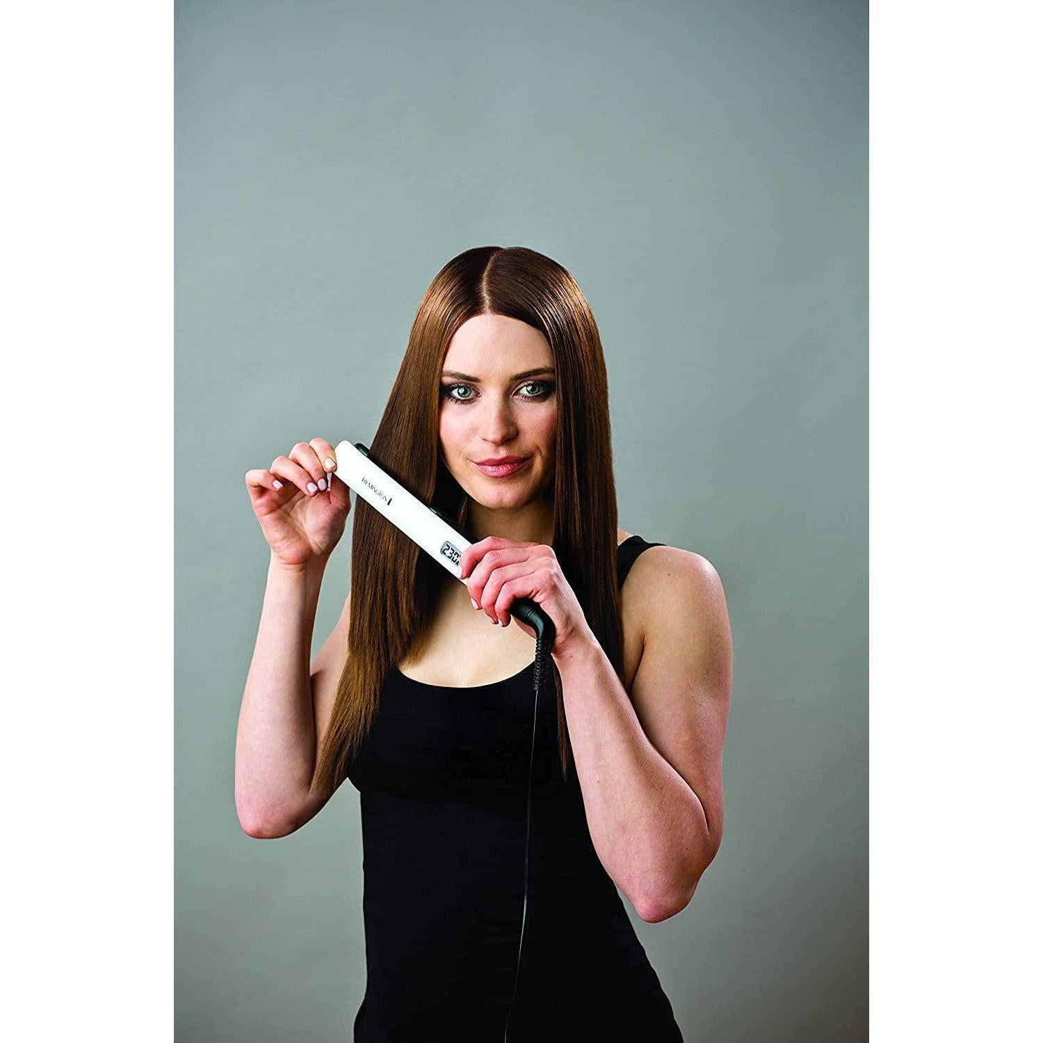 Remington Shine Therapy Advanced Ceramic Hair Straighteners with Morrocan Argan Oil for Improved Shine - S8500