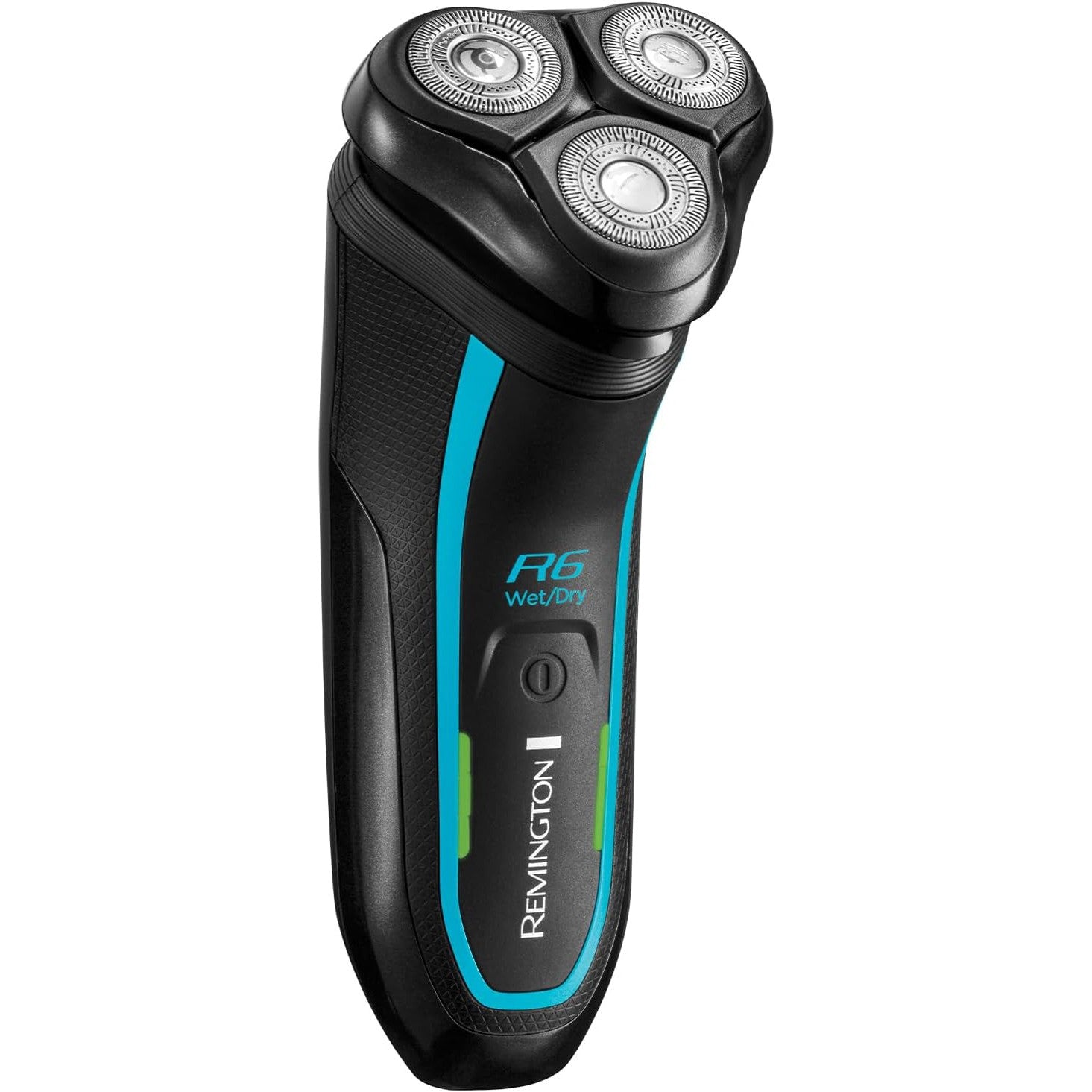 Remington R6 Aqua Wet & Dry Mens Electric Rotary Shaver (100% Waterproof, Pop up trimmer, 60min usage, 90min charge, 5min Quick charge, Cordless, USB Charging, Travel pouch) R6000