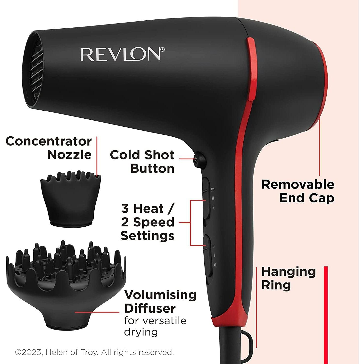 Revlon Smoothstay Coconut Oil-Infused Hair Dryer 2000 watts -RVDR5317 - Healthxpress.ie