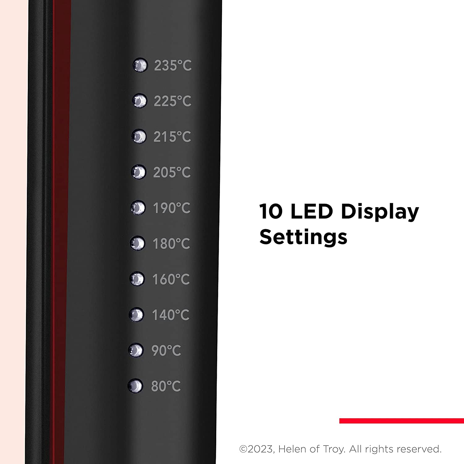 Revlon Smoothstay Coconut Oil-Infused Hair Straightener 25mm Plates Temperature up to 235°C,RVST2211P