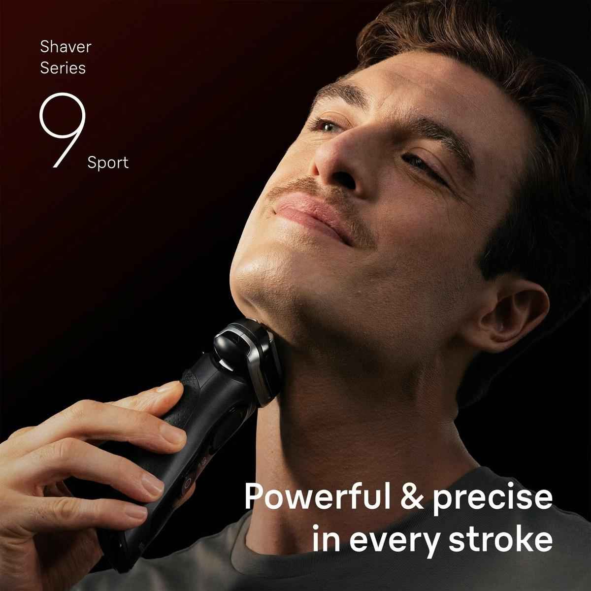 Braun Series 9 Sport S9150cc Electric Shaver for Men With 5in1 SmartCare Center & Travel Case, Black