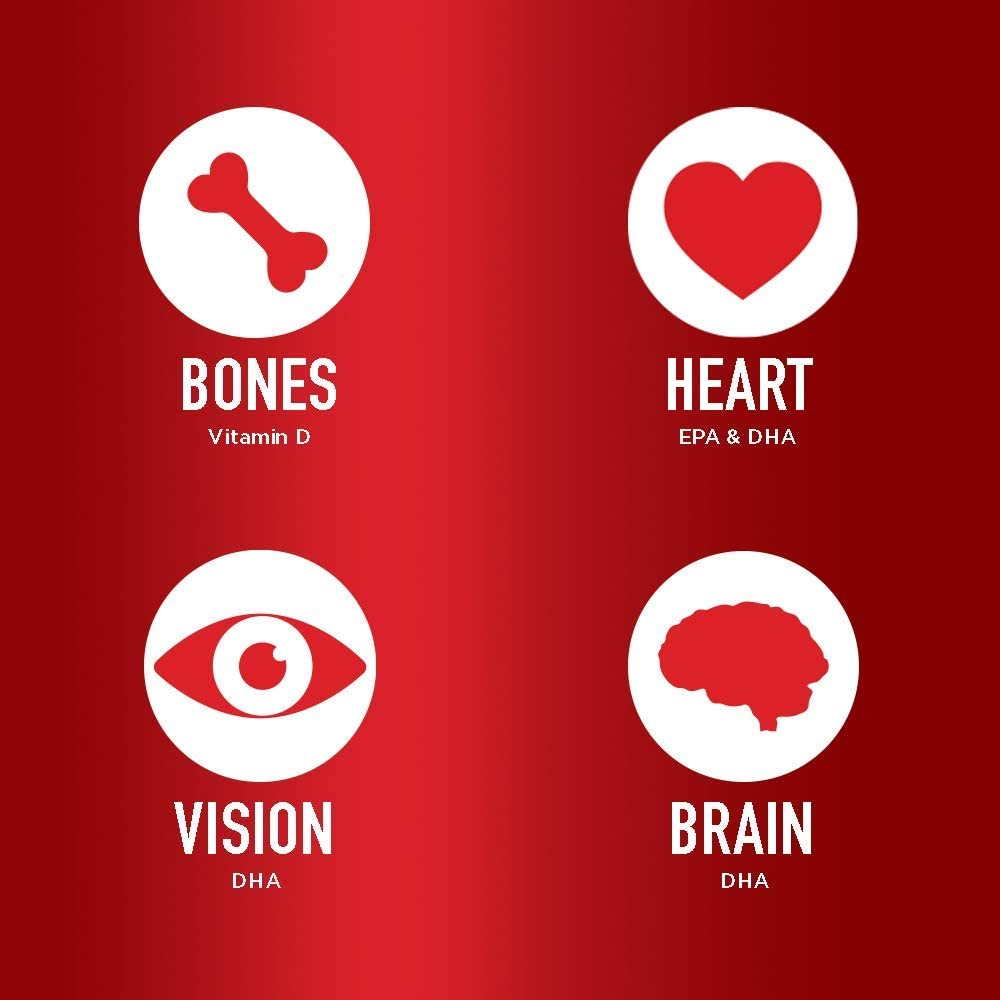 Seven Seas Omega-3 FISH Oil Plus Cod Liver Oil, 120 Capsules