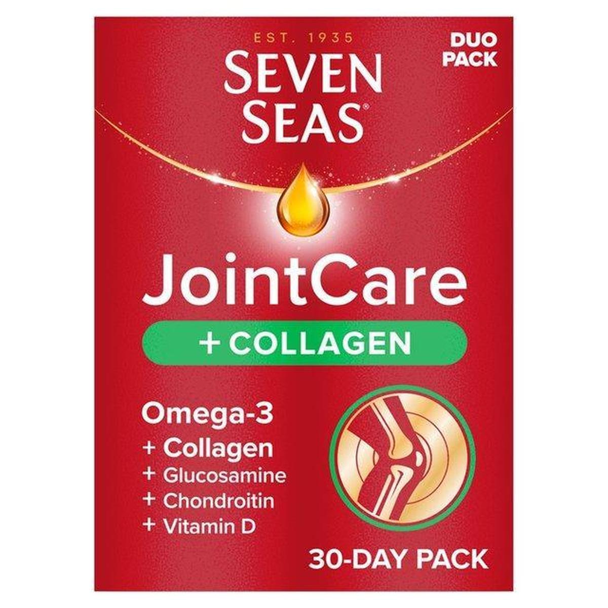 Seven Seas JointCare + Collagen, with Omega-3 30 Capsules - Healthxpress.ie