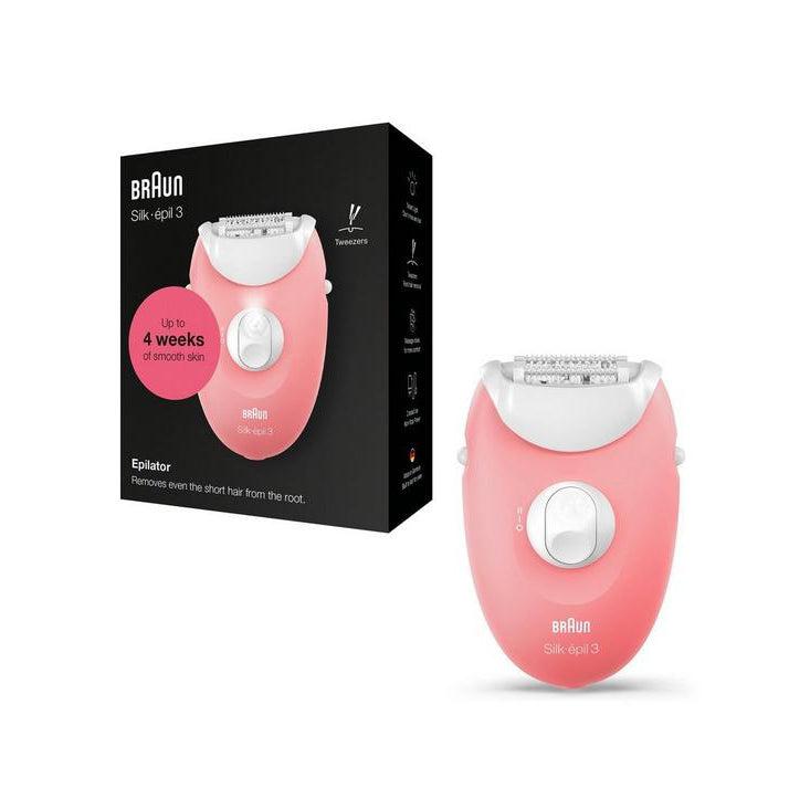 Silk-épil 3-176, Epilator for Long-Lasting Hair Removal, 20 Tweezer system