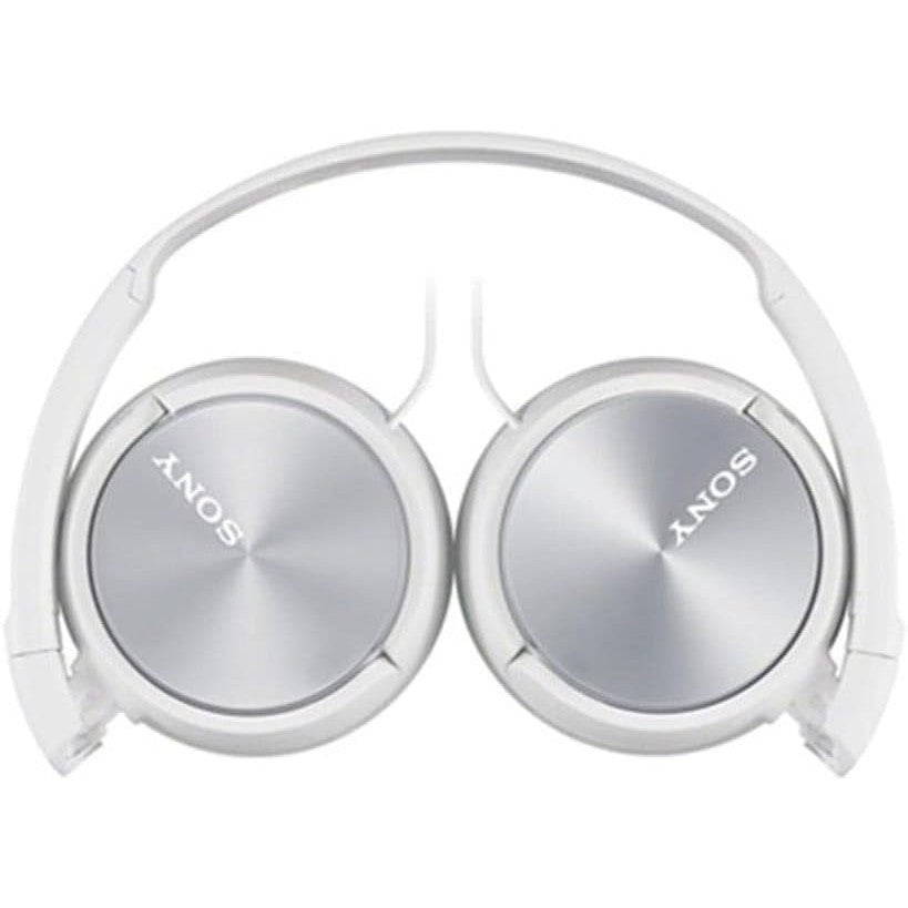 Sony MDR-ZX310AP On-Ear Headphones Compatible with Smartphones, Tablets and MP3 Devices - White