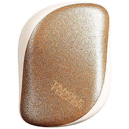 Tangle Teezer Compact Styler, Travel Friendly, Two-Tiered Teeth, Gold Starlight