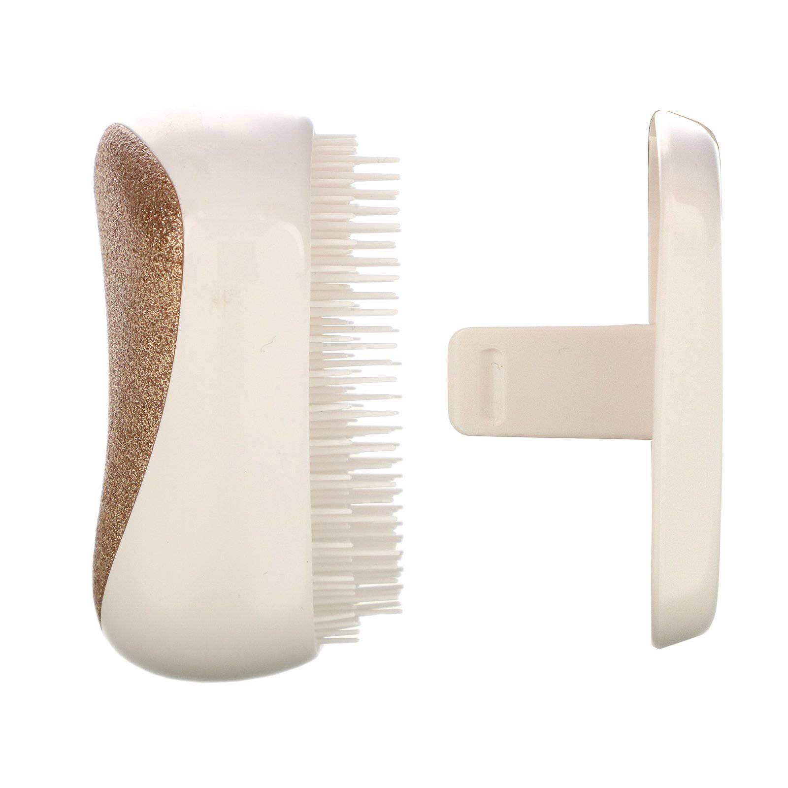 Tangle Teezer Compact Styler, Travel Friendly, Two-Tiered Teeth, Gold Starlight