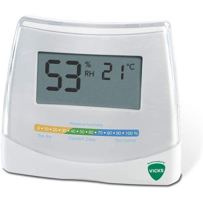 Vicks 2-in-1 Hygrometer and Thermometer V70 - Measures room humidity and temperature for better indoor comfort