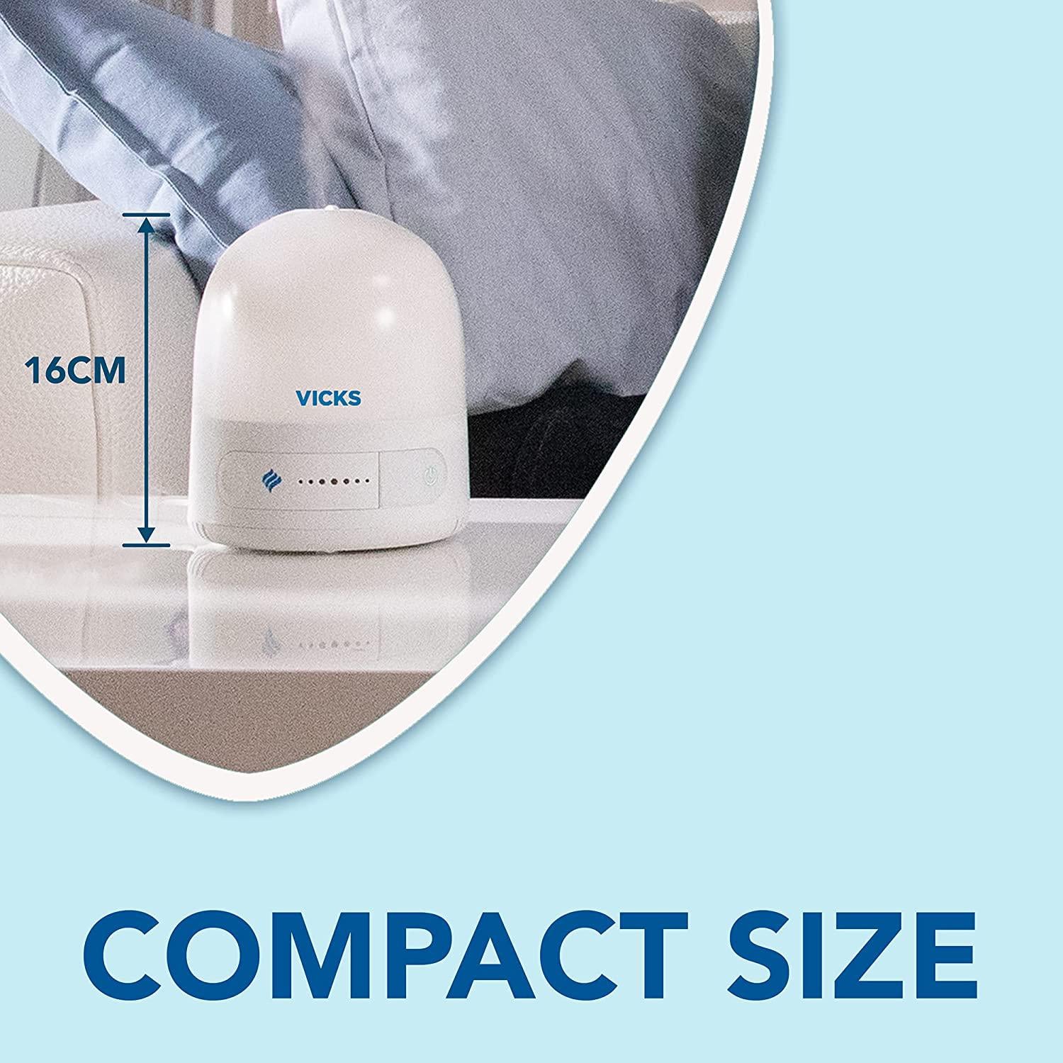 Vicks Personal Cool Mist Ultrasonic Humidifier VUL510E1 - 0.7 litre tank