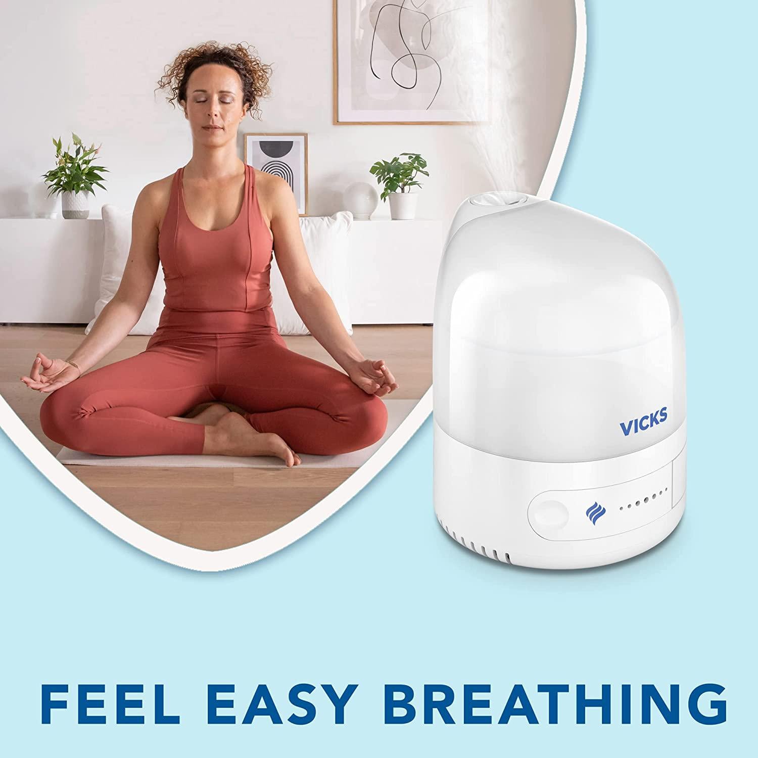 Vicks Personal Cool Mist Ultrasonic Humidifier VUL510E1 - 0.7 litre tank