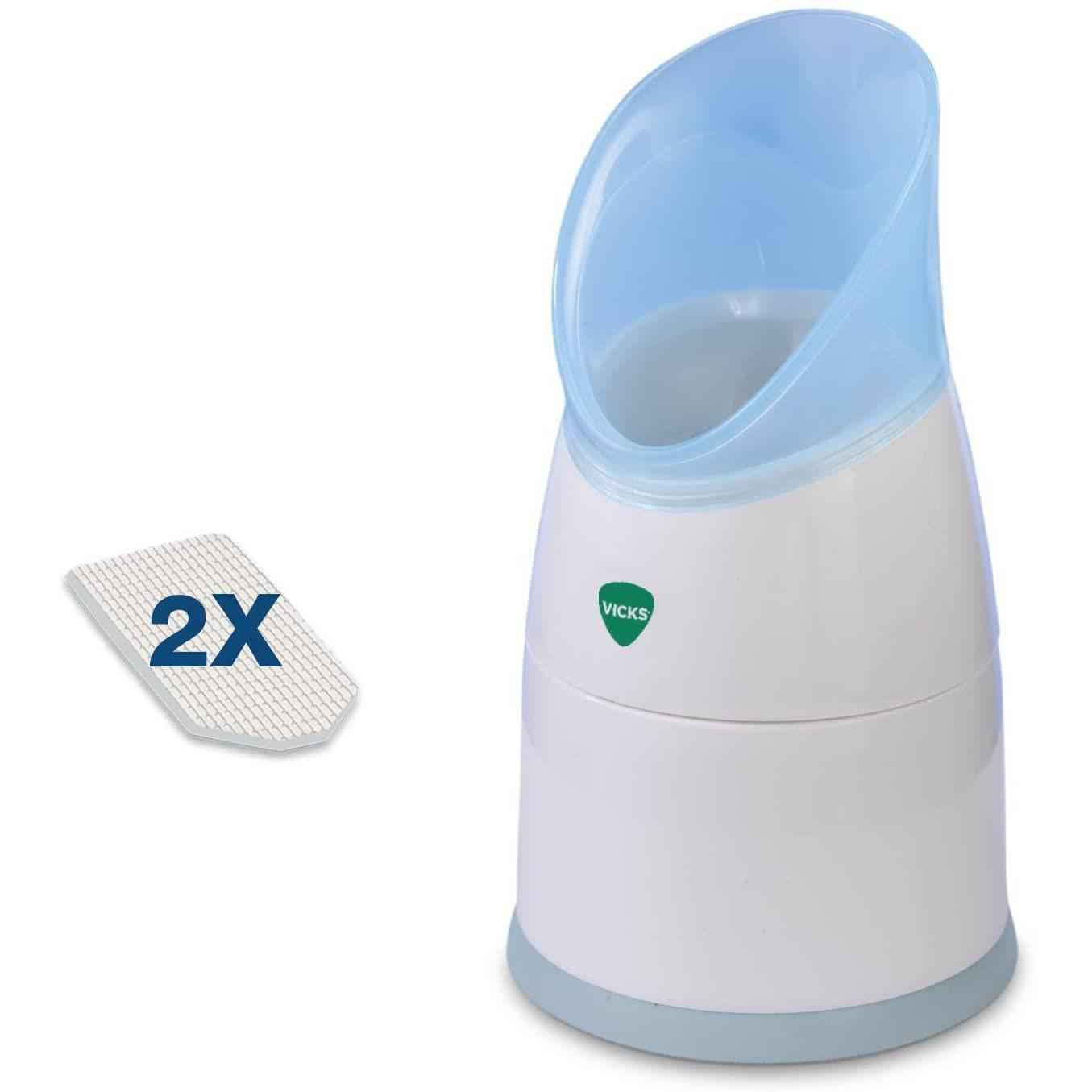 Vicks Personal Steam Inhaler with Two Menthol Scent Pads
