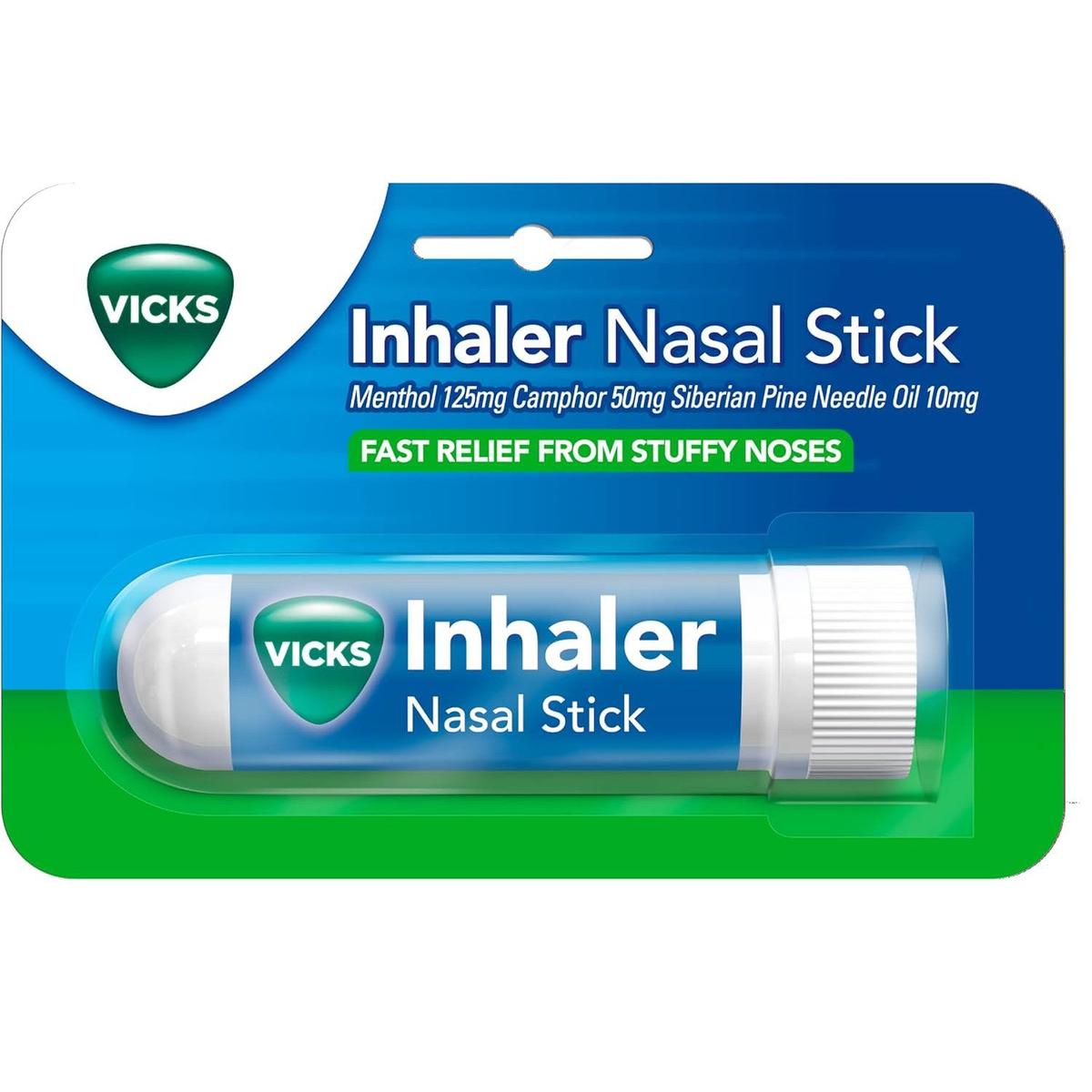 Vicks Inhaler For Cold And Cough, Fast Relief From A Stuffy Nose, Decongestant For Blocked Nose - Healthxpress.ie