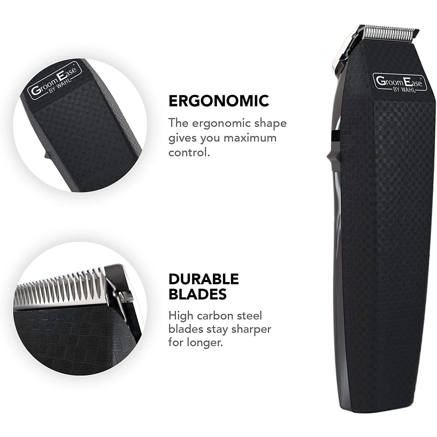 Wahl Battery Operated Men Multigroomer, 3 x Interchangeable Heads, 4 x Combs