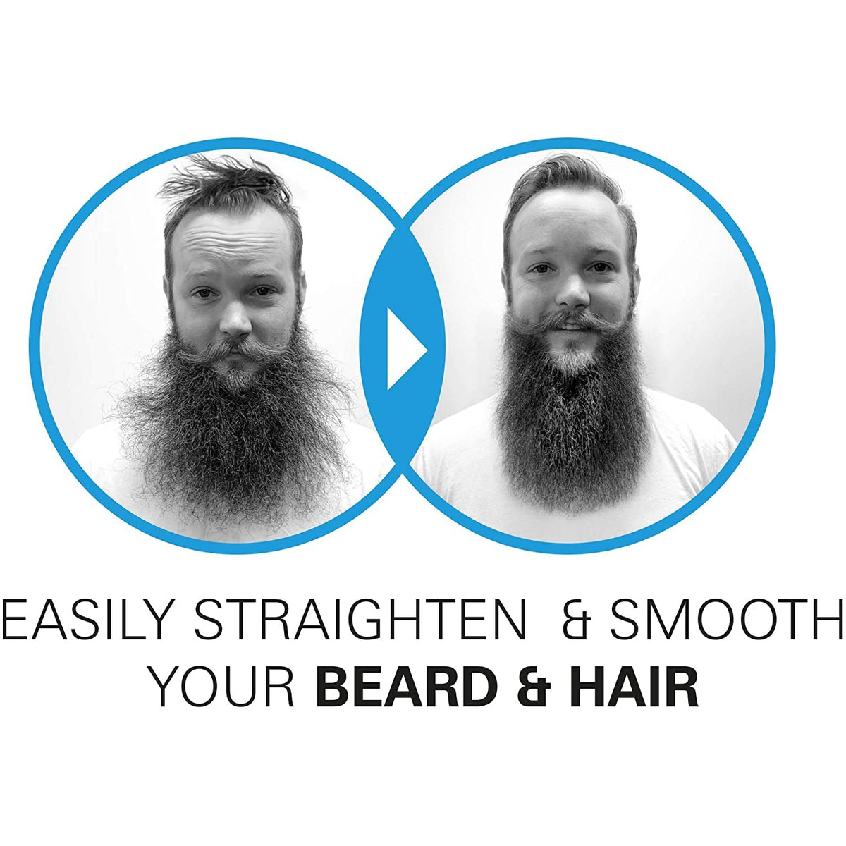 WAHL Beard Straightening Brush, Heated Straightener Electric Brush - Healthxpress.ie