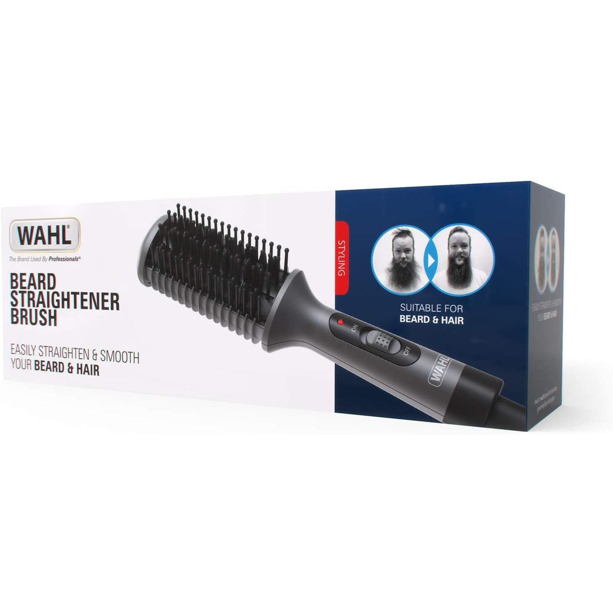 WAHL Beard Straightening Brush, Heated Straightener Electric Brush - Healthxpress.ie