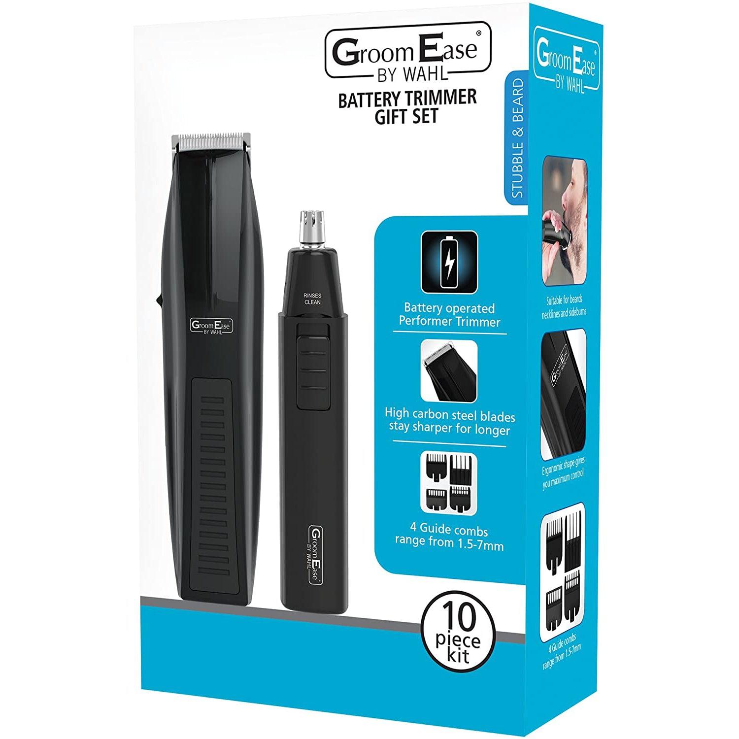 Wahl GroomEase Trimmer Gift Set - 11 Piece Kit