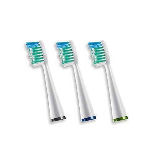 Waterpik SRRB-3E Large Replacement Brush Heads for SR3000 and Complete Care - Pack of 3
