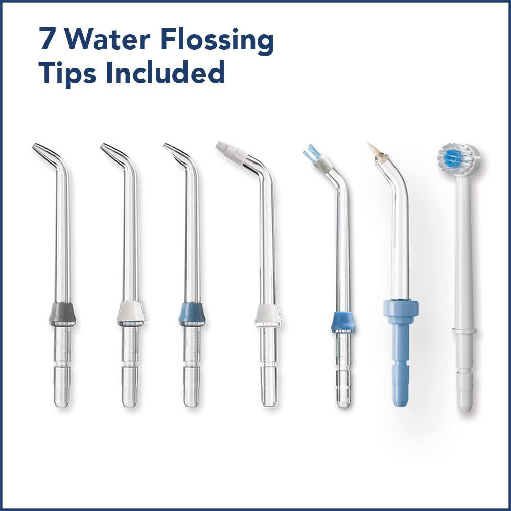 Waterpik WP-660UK White Ultra Professional Water Flosser w/ 2 Modes, 7 Tips
