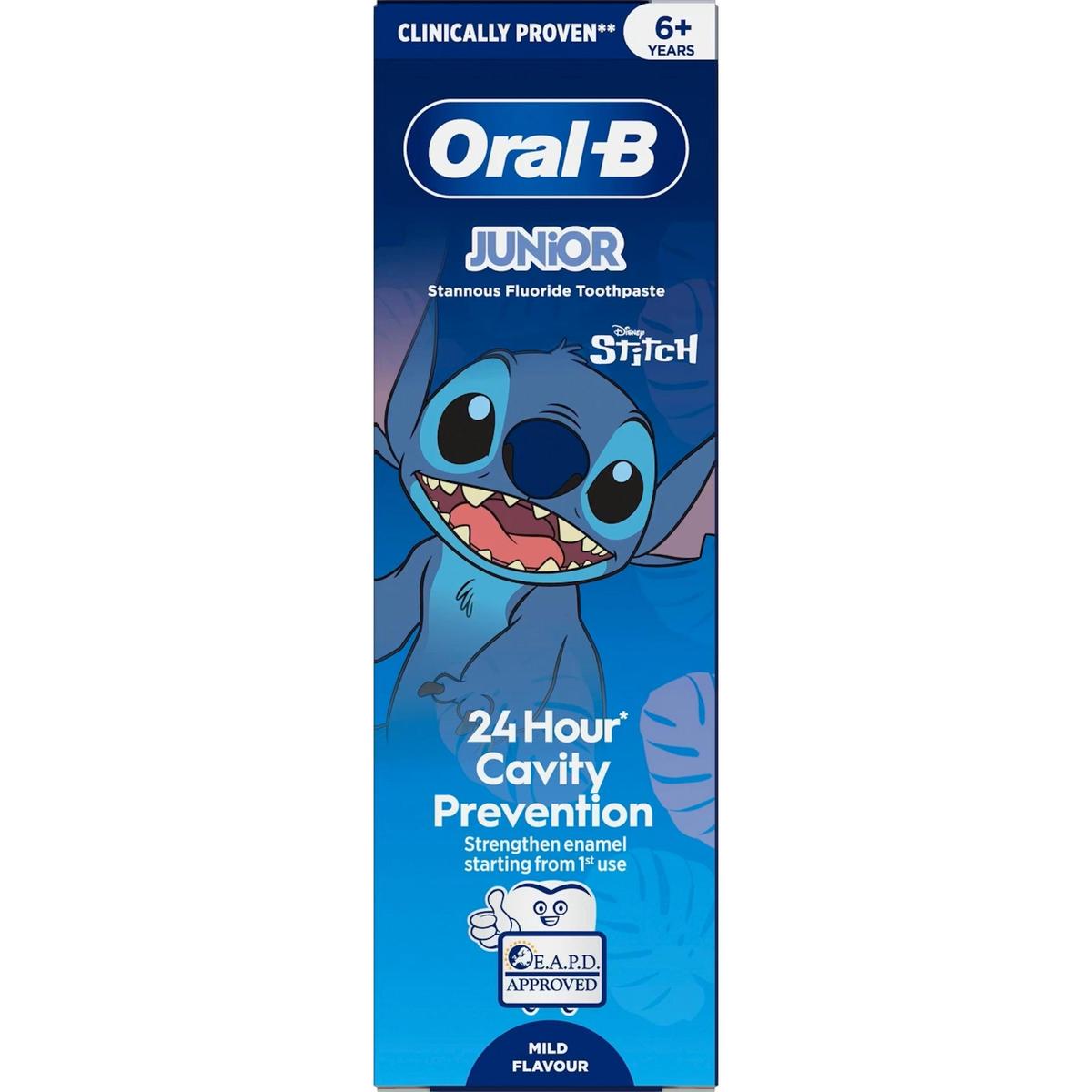 Oral B Pro Junior 6-12 Years Toothpaste 75ml - Mild Flavour - Early Cavity Protection - Healthxpress.ie