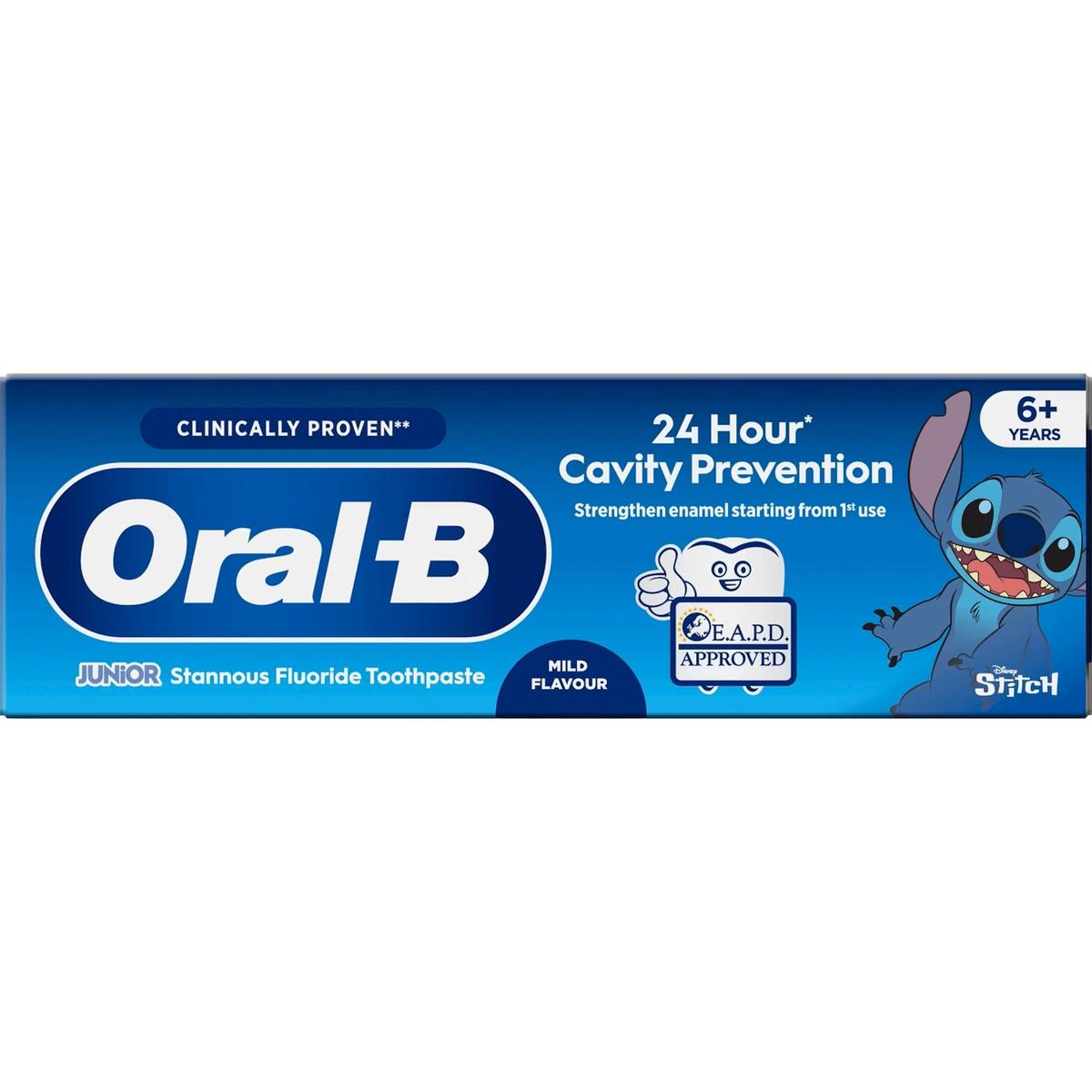 Oral B Pro Junior 6-12 Years Toothpaste 75ml - Mild Flavour - Early Cavity Protection - Healthxpress.ie
