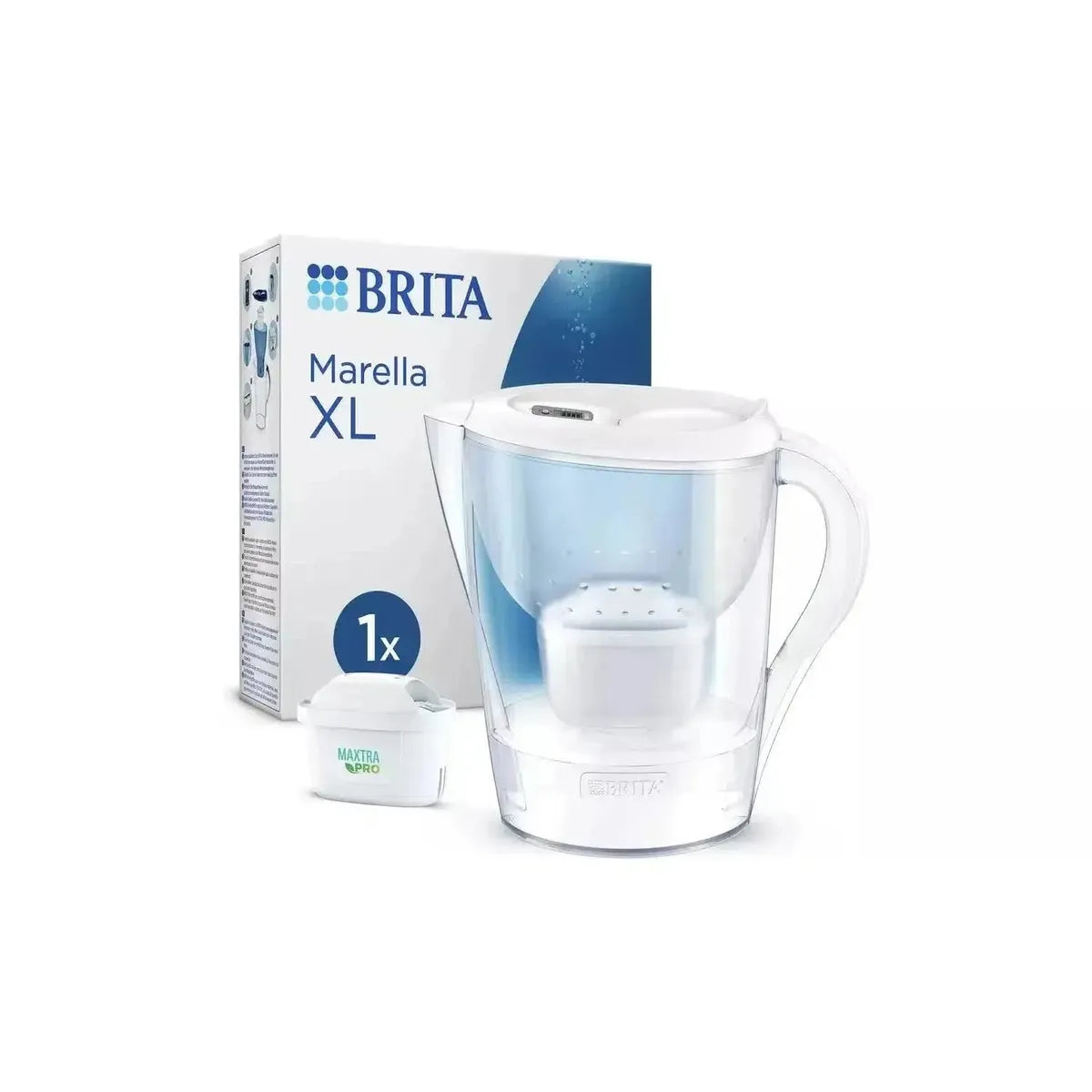 BRITA Marella XL Water Filter Jug with Maxtra Pro White 3.5L - Healthxpress.ie