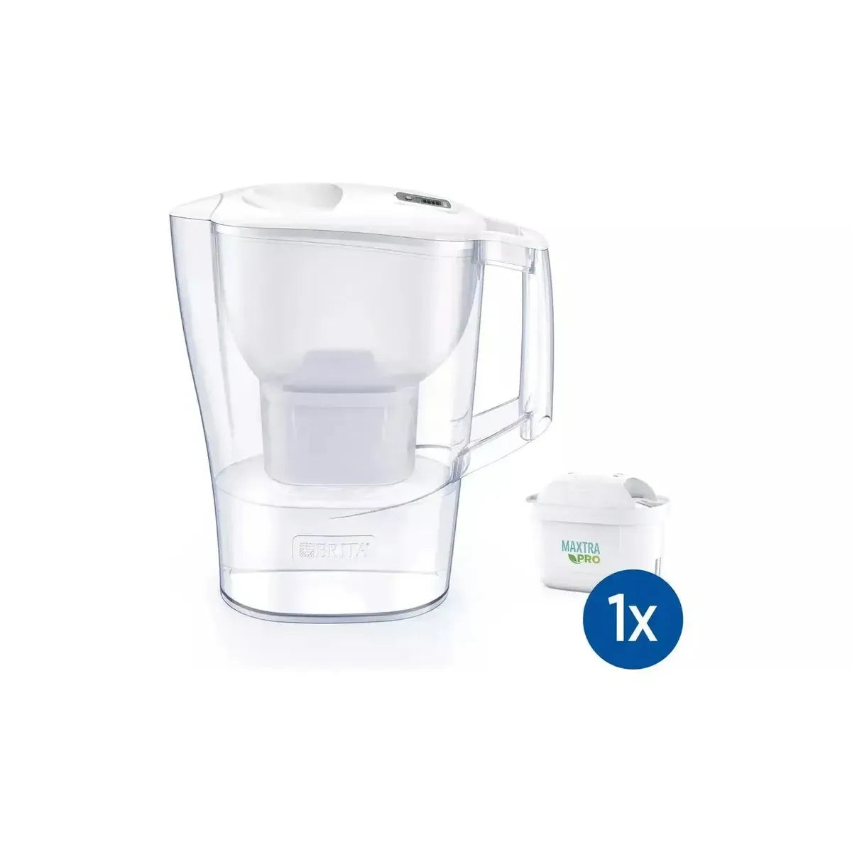 BRITA Aluna Water Filter Jug White 2.4L with New Maxtra Pro Filter - Healthxpress.ie