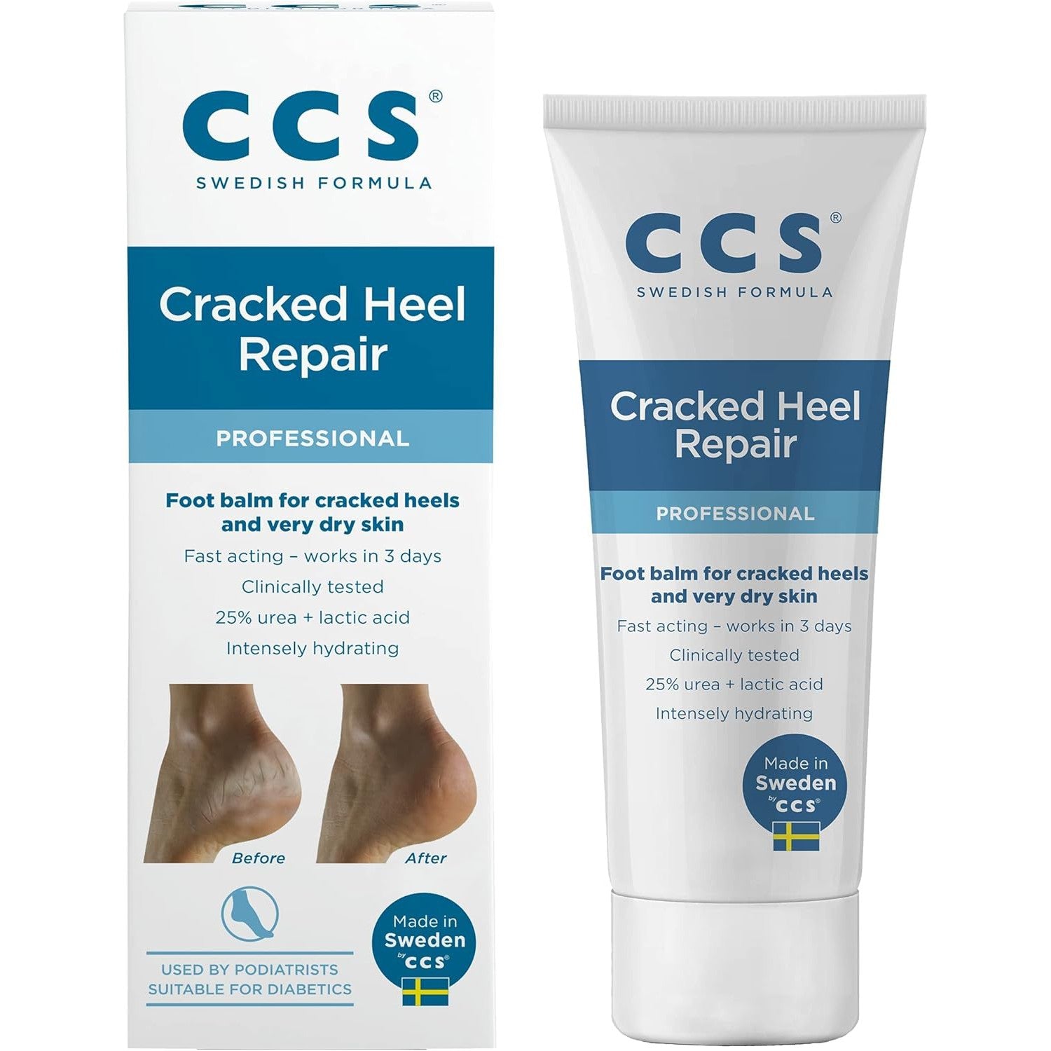 CCS Cracked Heel Repair Balm 75 ml - Visible Results In 3 Days