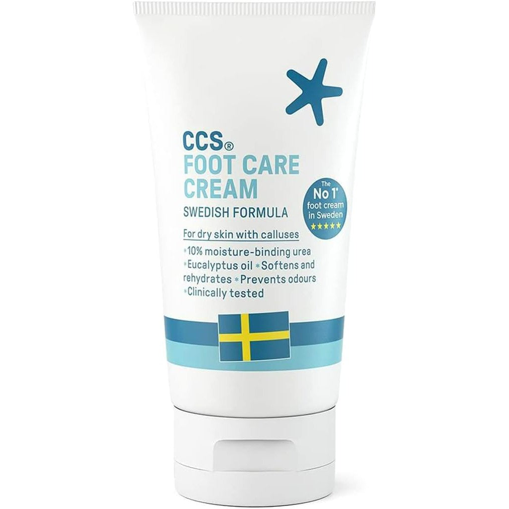 CCS Professional Foot Care Cream, 60 ml, 10 Percent Urea, Softens & Prevents Dry, Rough Skin