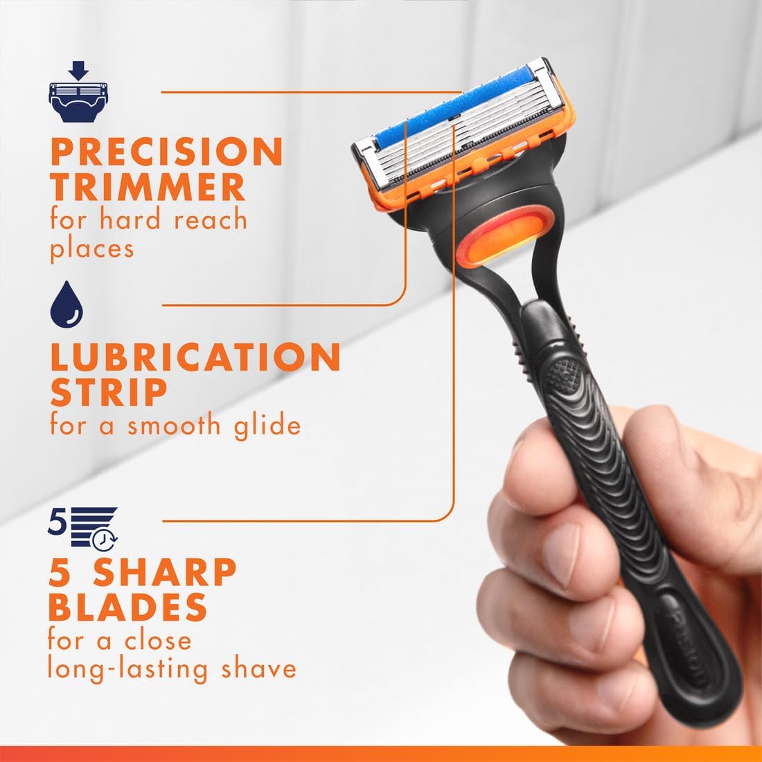 Gillette Fusion 5 Razor & 200ml Shave Gel Gift Set