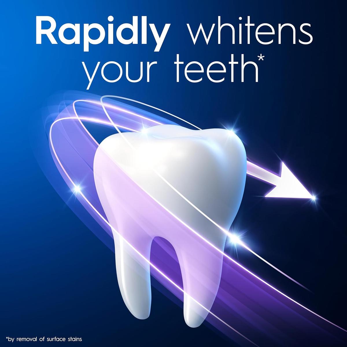 Oral-B 3D White Advanced Toothpaste, Express Whitening, Glossy White, 75 ml, Teeth Whitening & Teeth Stain Removal, Eucalyptus Mint Flavour - Healthxpress.ie