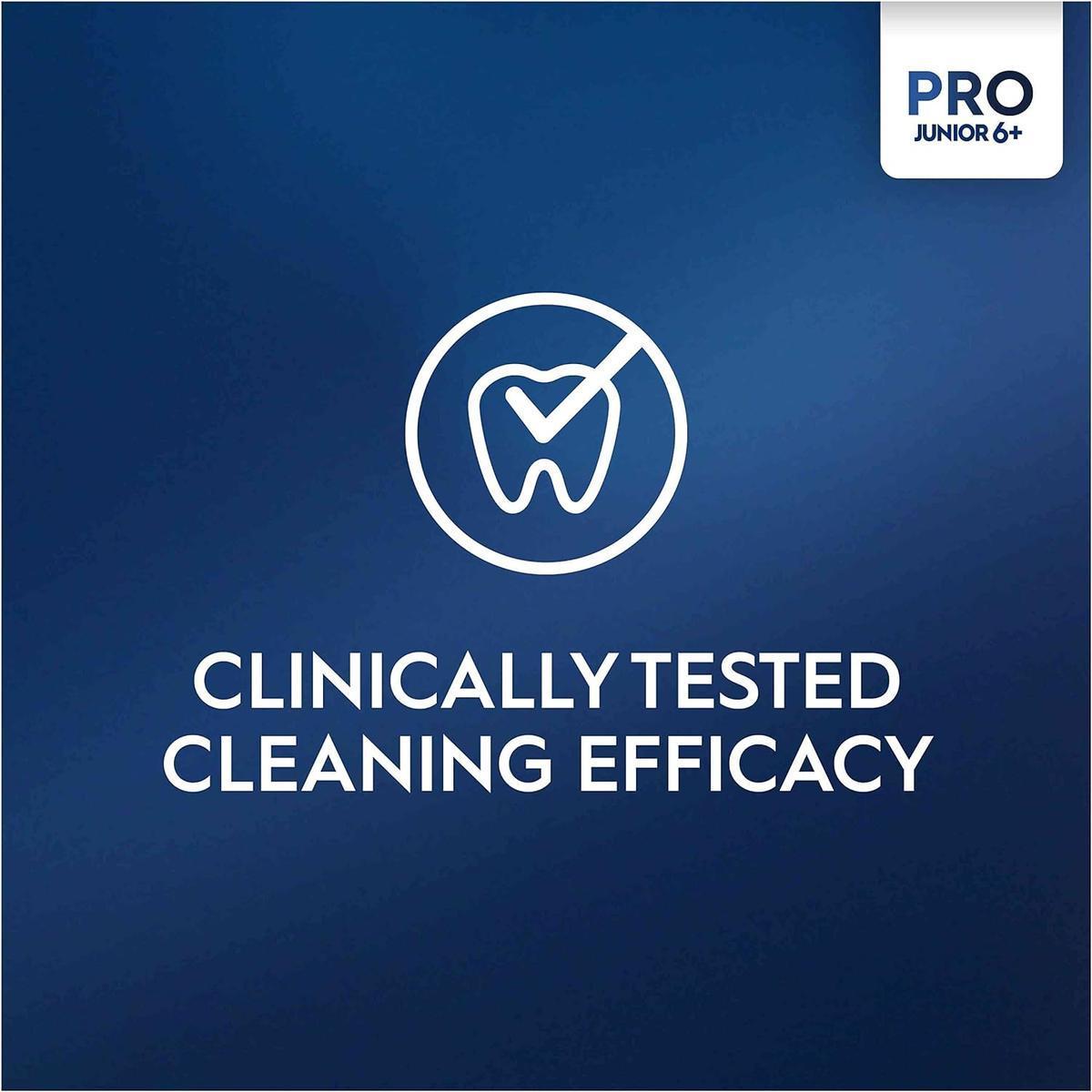 Oral-B Pro Junior Kids Electric Toothbrush, Sensitive Mode, For Ages 6+, Purple - Healthxpress.ie
