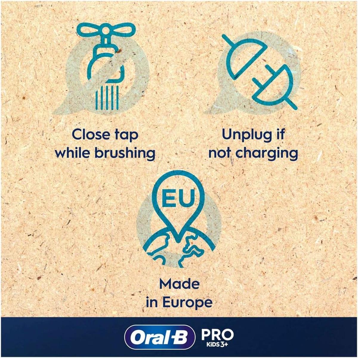 Oral-B Pro Frozen Kids Electric Toothbrush  For Ages 3+ - Blue - Healthxpress.ie