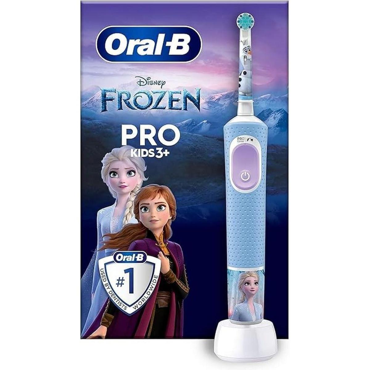 Oral-B Pro Frozen Kids Electric Toothbrush  For Ages 3+ - Blue - Healthxpress.ie