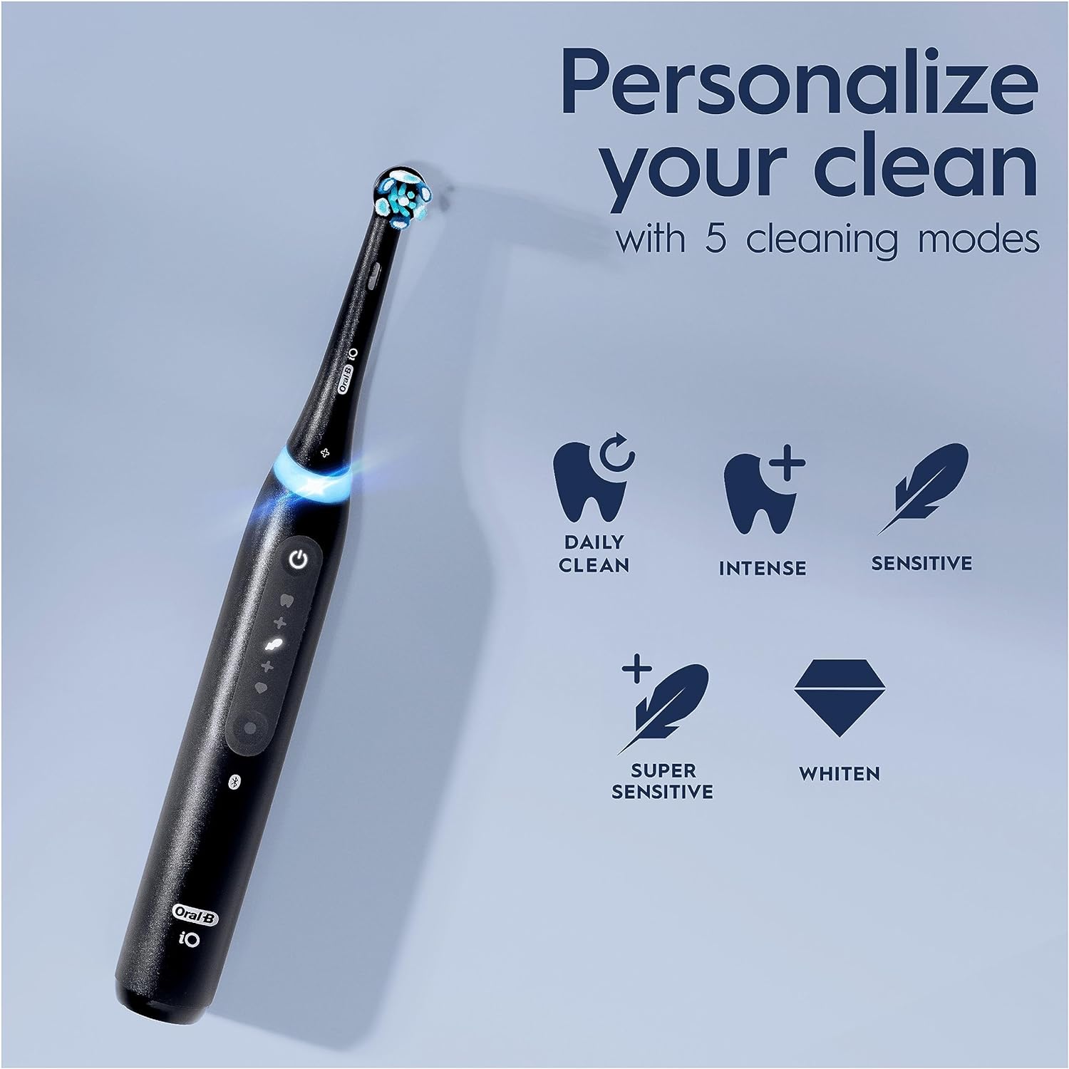Oral-B iO 5 Electric Toothbrush, with Revolutionary Magnetic Technology - Matt Black