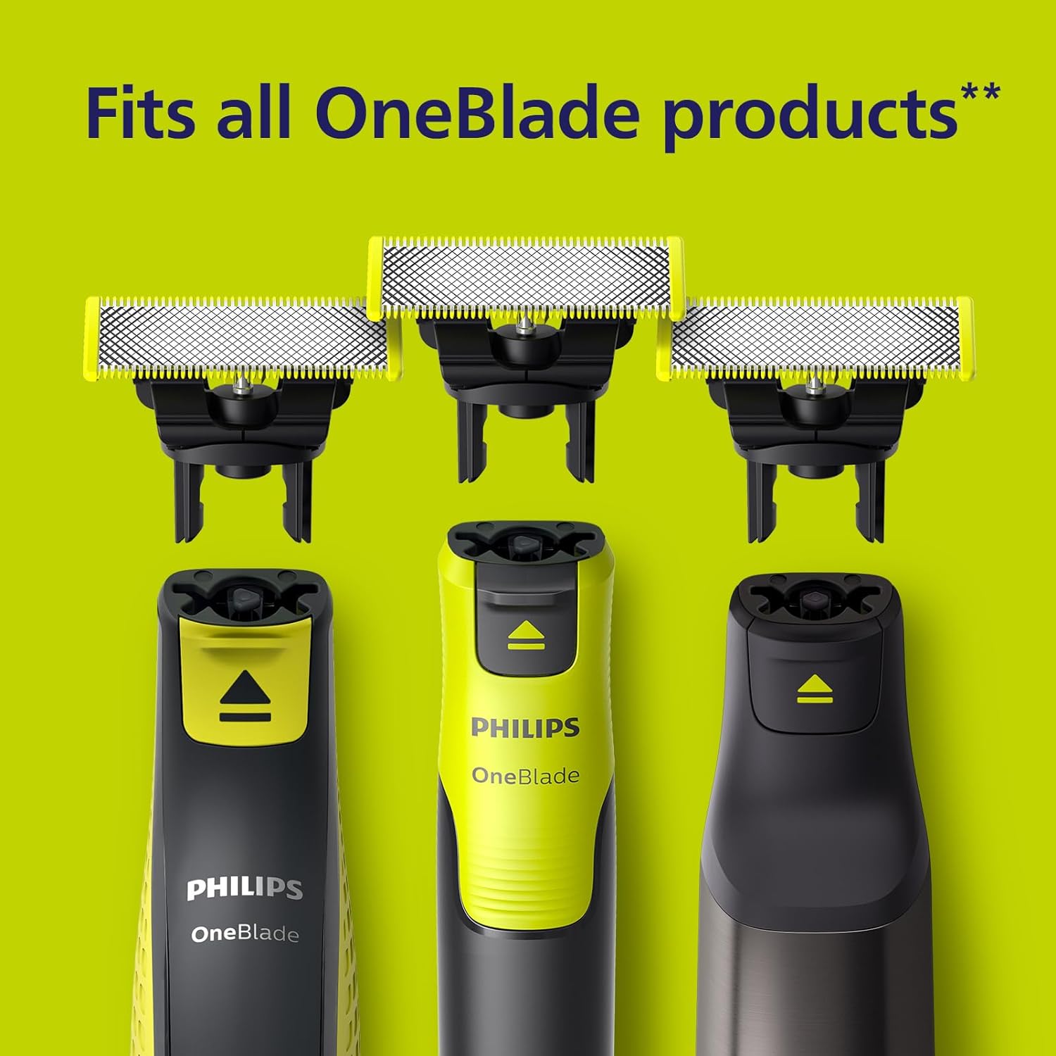 Philips OneBlade Replacement Blades, For OneBlade Electric Shaver and Trimmer -3pk , QP230/50