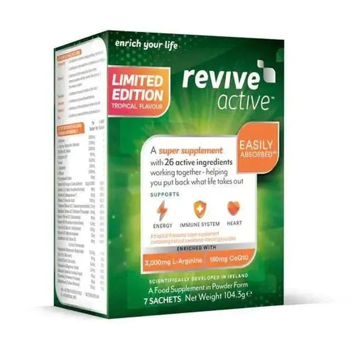 Revive Active Tropical Super Supplement 7 Day Pack - Healthxpress.ie